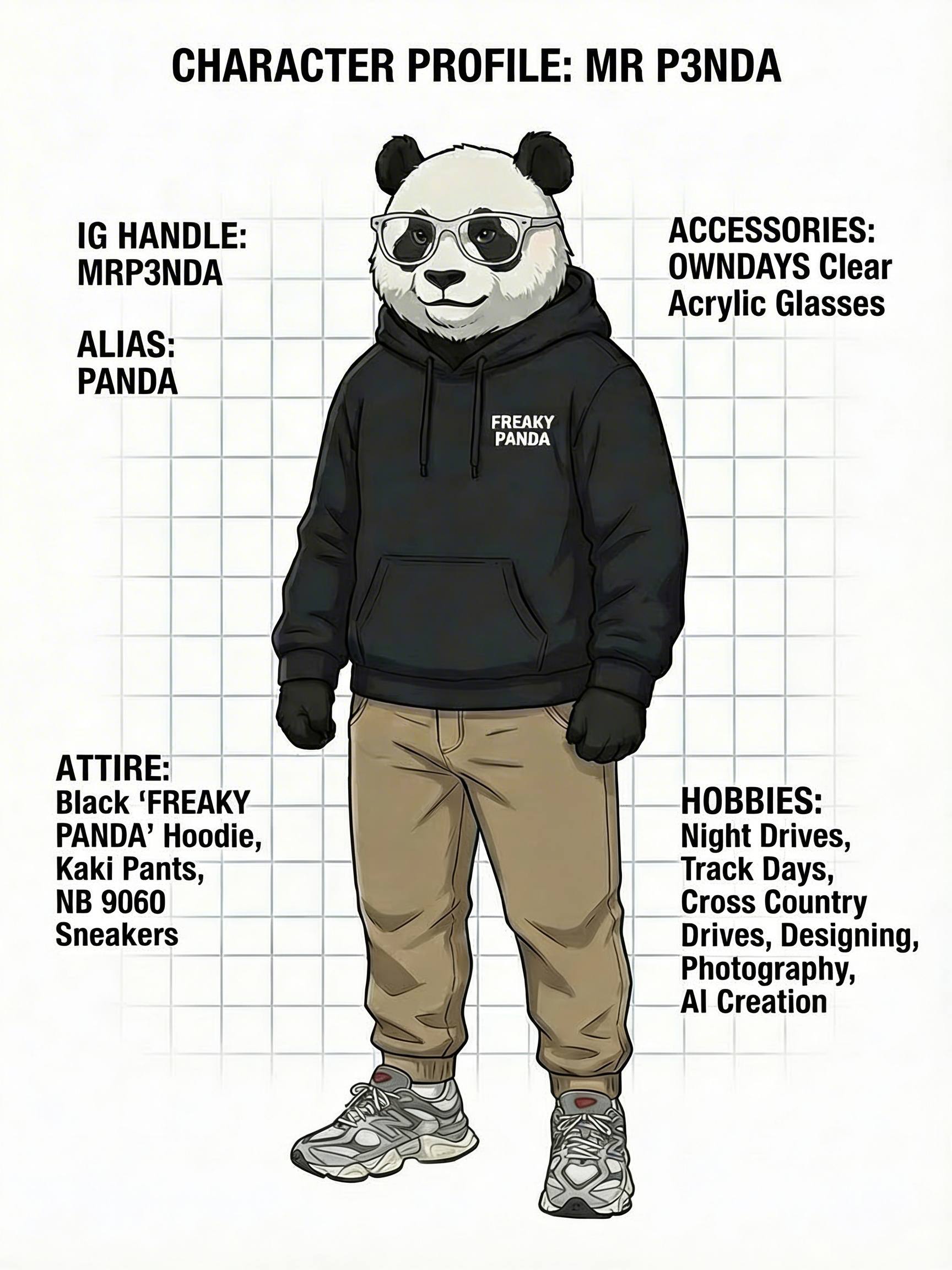 Freaky Panda Design with Pride. Built to Last